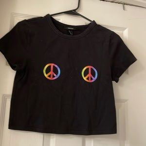 Peace Sign Baby Tee